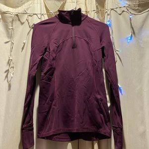 Lululemon Quarter zip fleece pull over